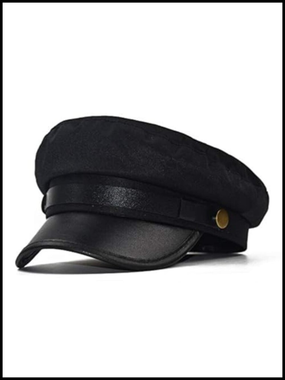Vintage Newsboy Cap Chauffeur Hat Cotton Polyester Adjustable One Size